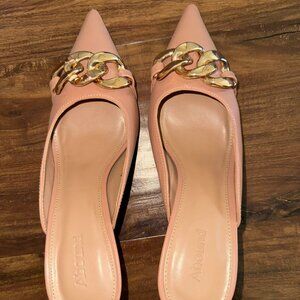 Abound ANGELA Tan Pointed-Toe Mule, Size 7.5